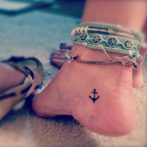  anchor cute tattoos