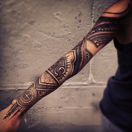  henna tattoo arm
