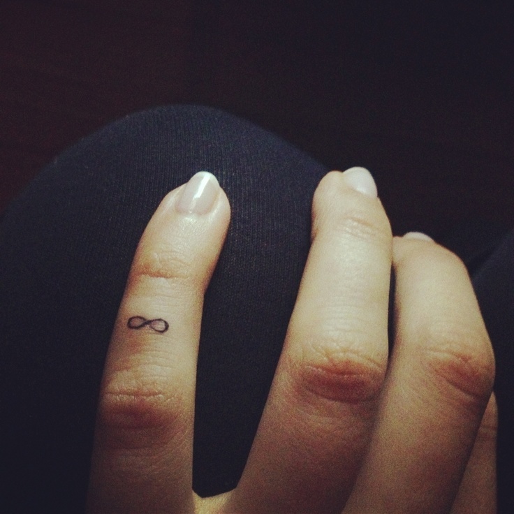 tiny infinity tattoo