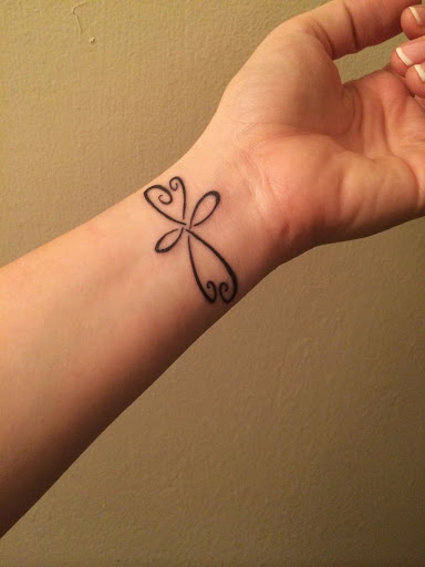  infinity butterfly tattoos