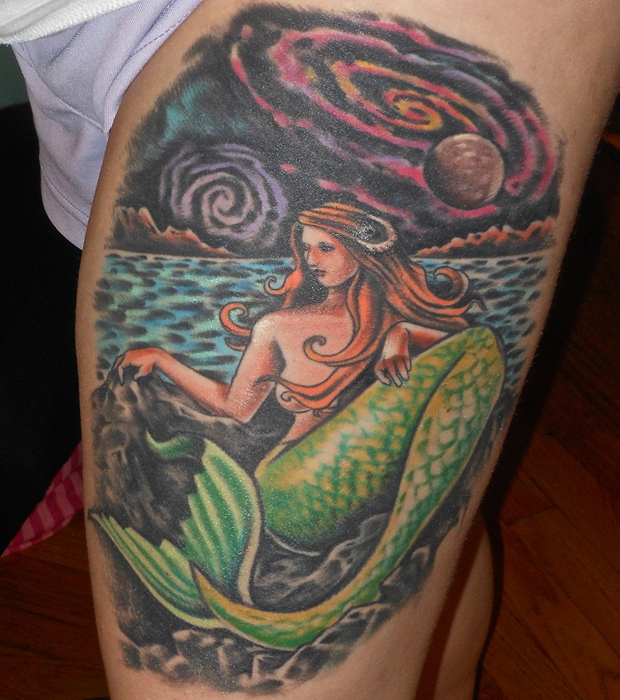  mermaid leg tattoos
