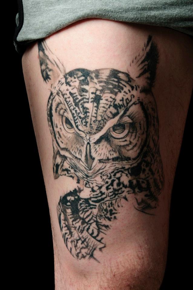  owl tattoo art