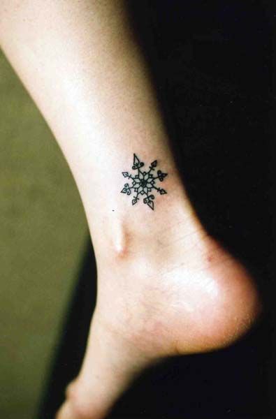  compass tattoo ankle