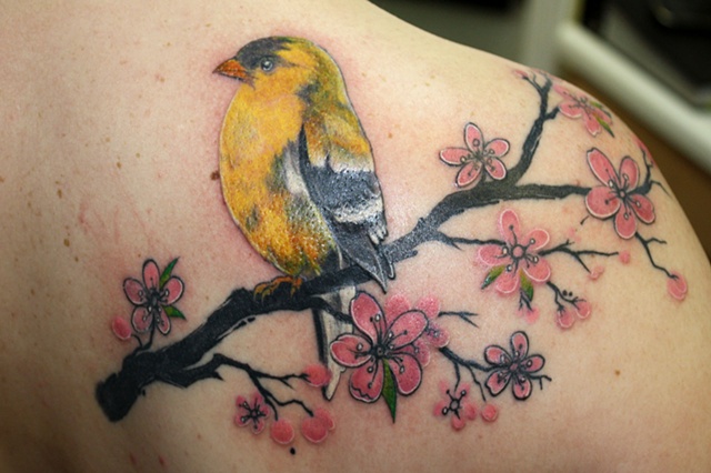  yellow bird tattoos