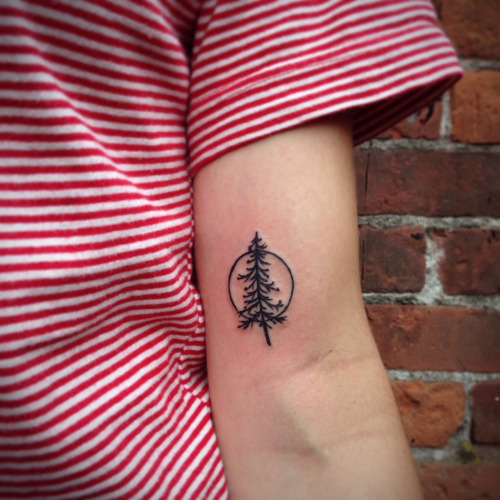  spruce tree tattoos