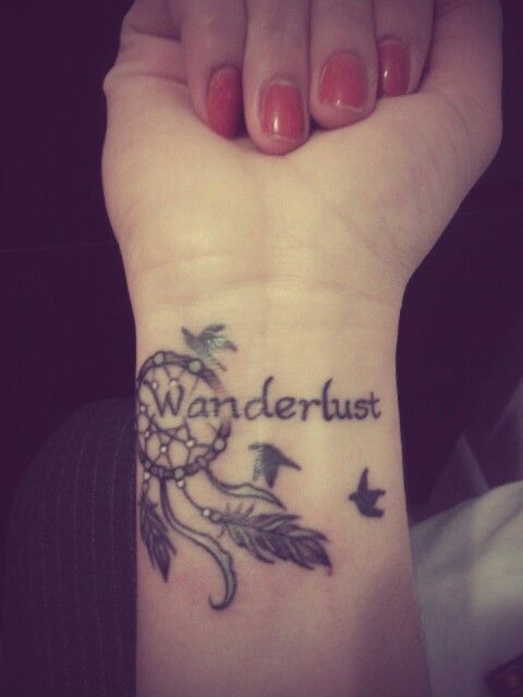  wanderlust compass tattoo