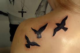 black bird tattoos