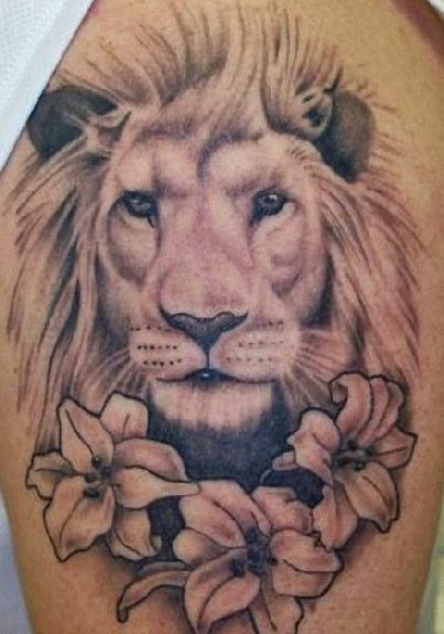  leo lion tattoo