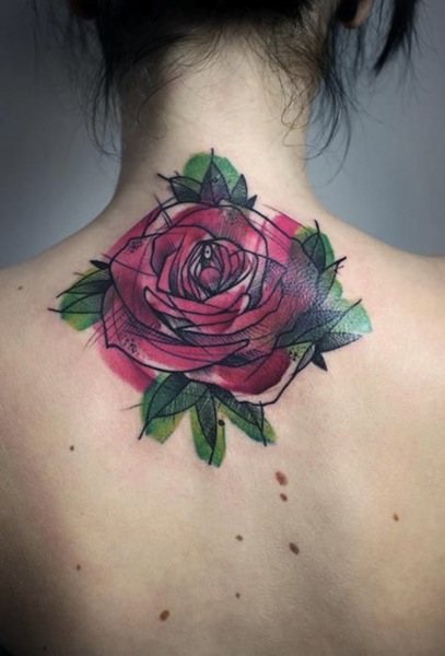  unique rose tattoo