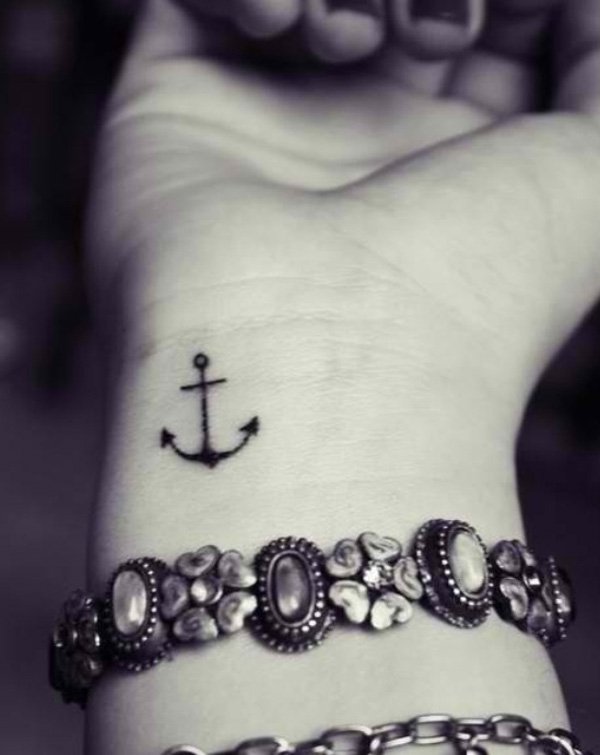 teenager anchor tattoos