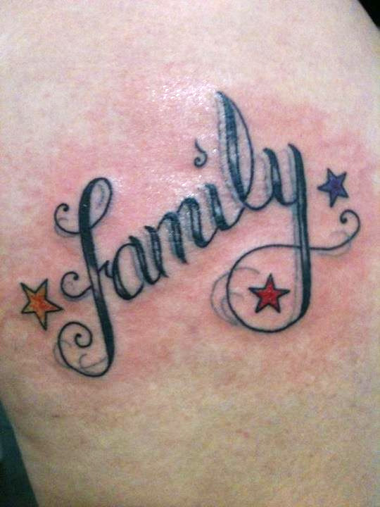  word family tattoos