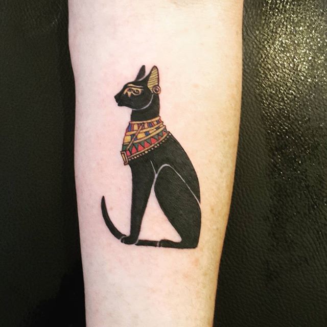  egipcian cat tattoo