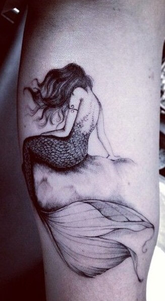  dark mermaid tattoos