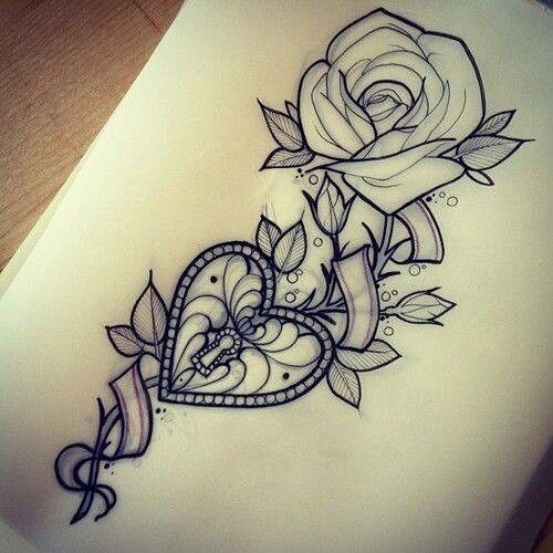  rose cute tattoos