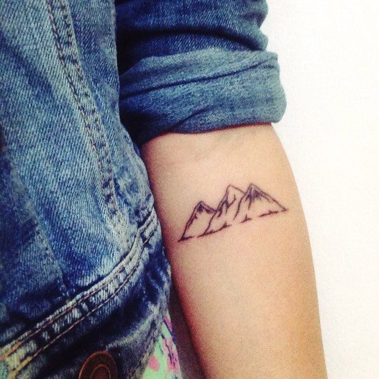  arm mountain tattoo