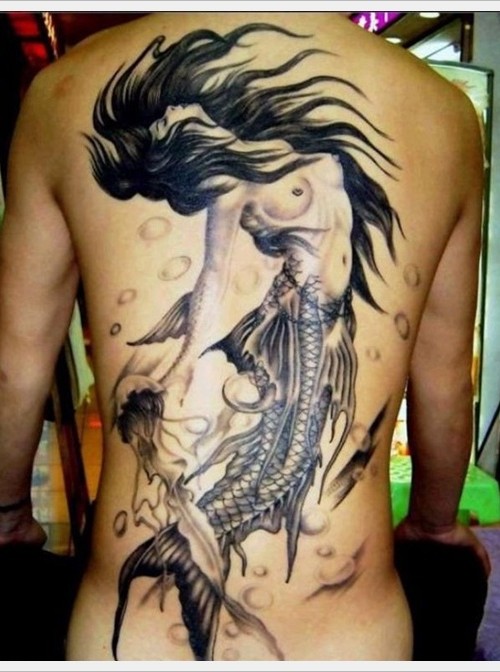  evil mermaid tattoos