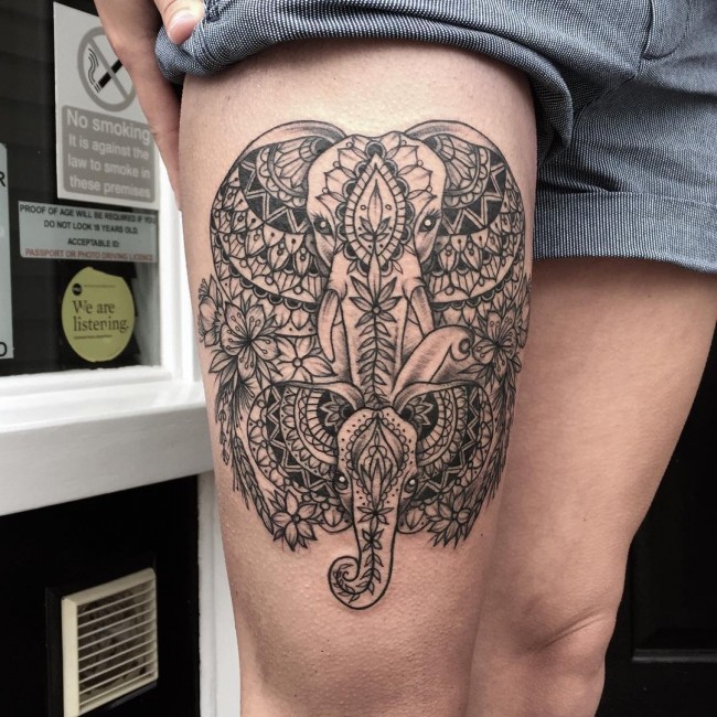  thigh tattoos designs