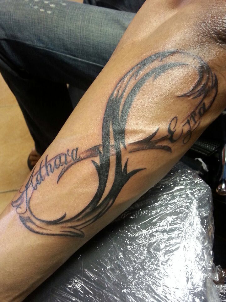 tribal infinity tattoo
