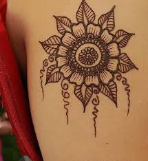  henna tattoo flower