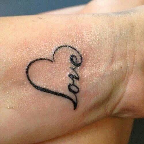  love heart tattoos