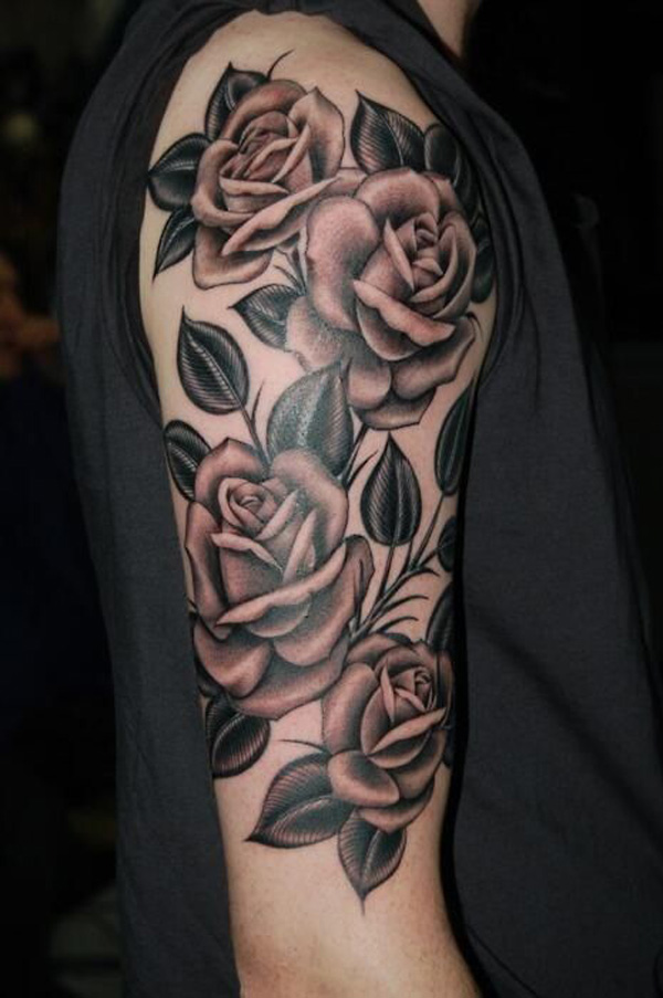  rose tattoo arm