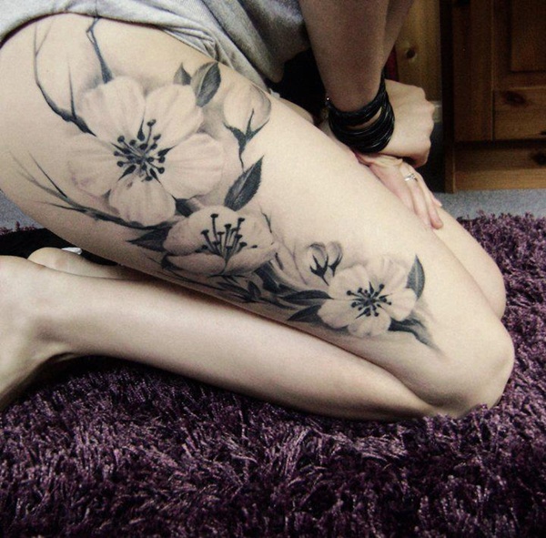  upper leg tattoos