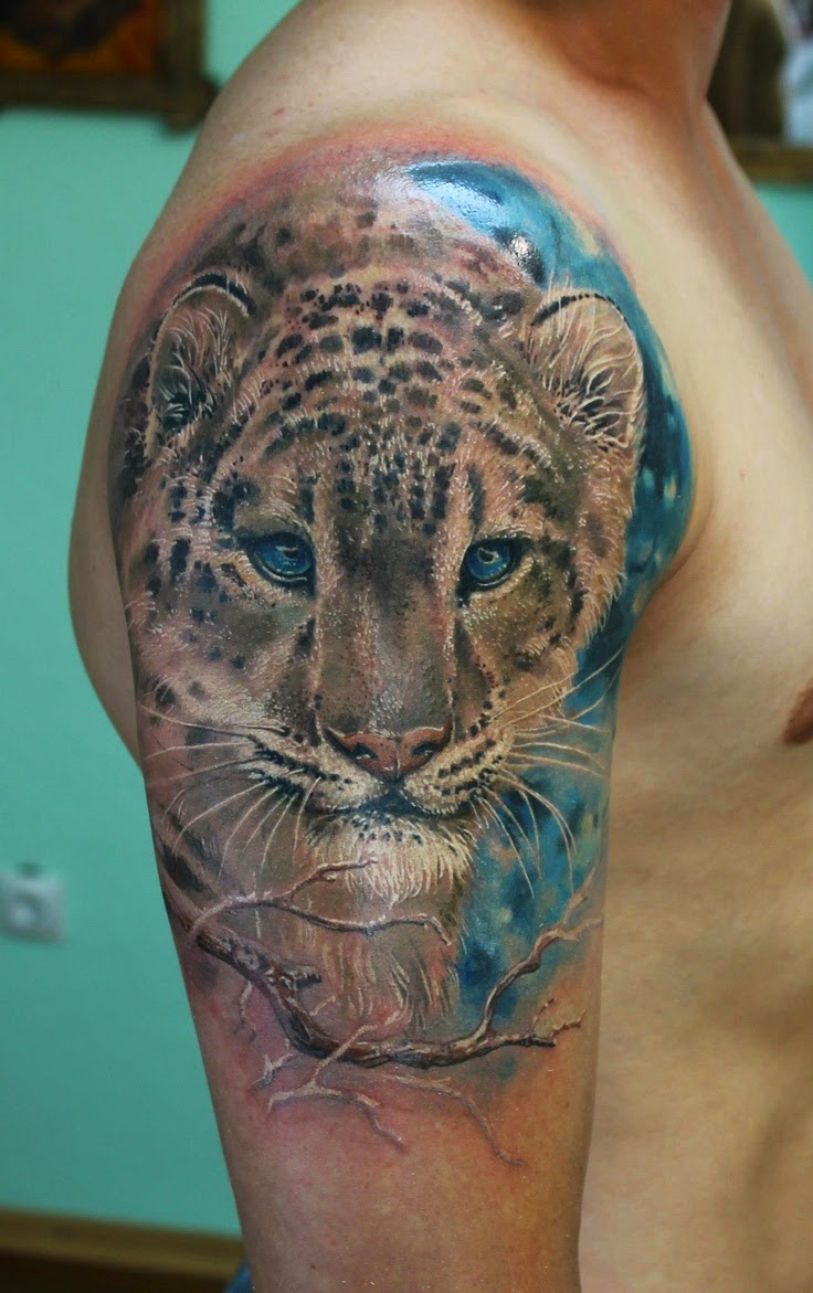 big cat tattoo