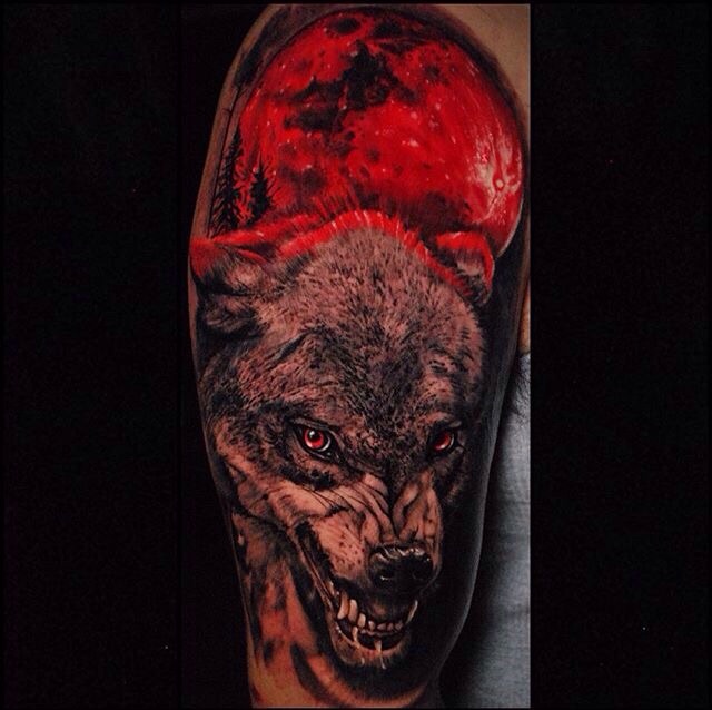  blood moon tattoo