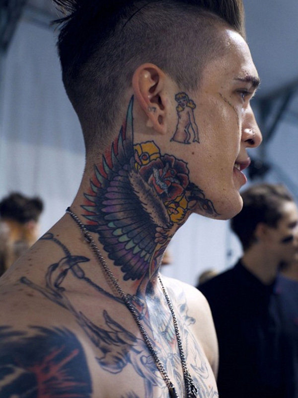  side neck tattoos