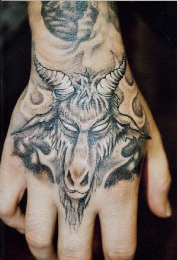  goat skull tattoos