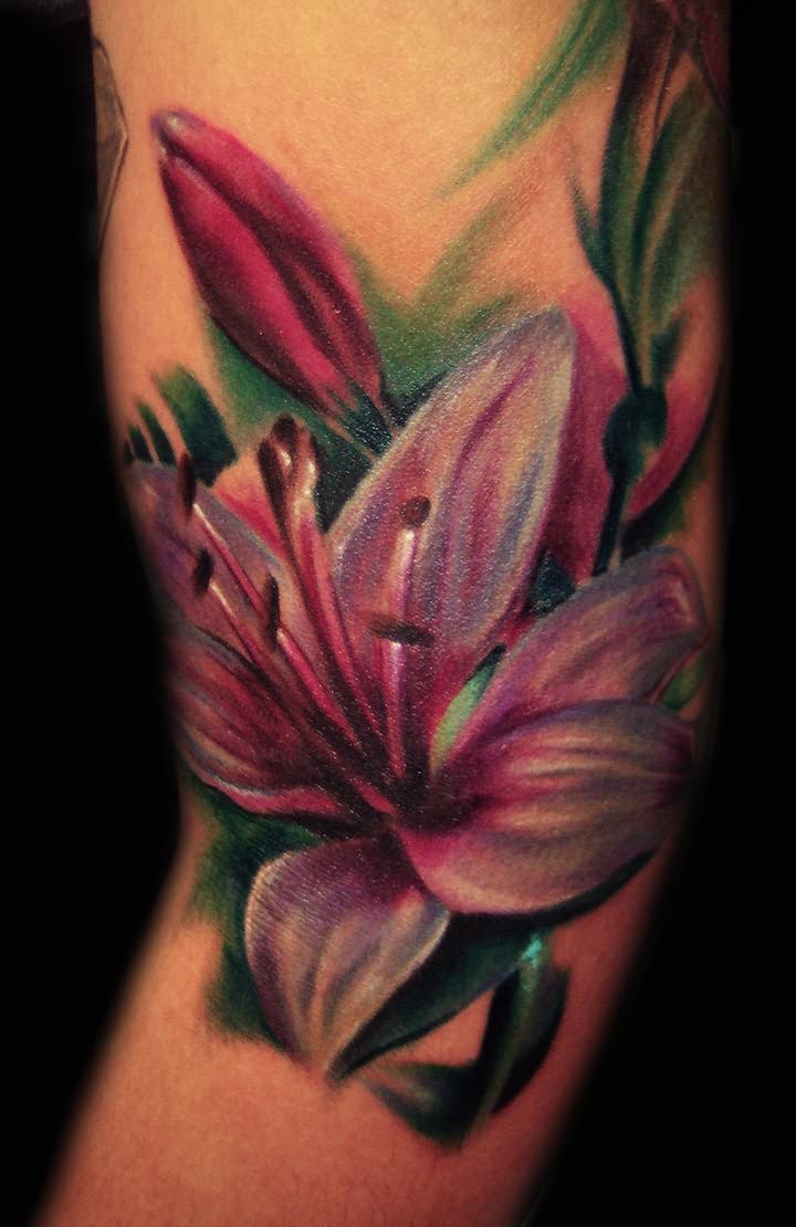  lily flower tattoos