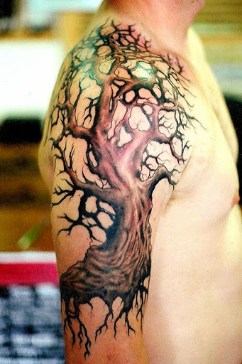  tree tattoos shoulder