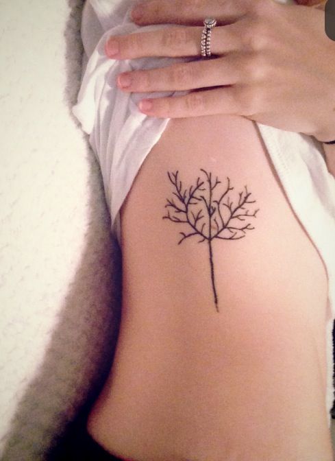  tree tattoos ribs