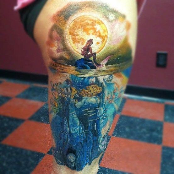  watercolor tattoos ocean