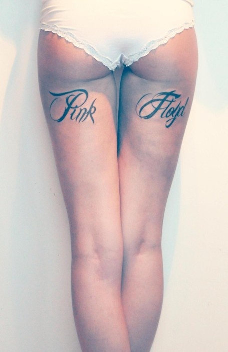  back leg tattoos