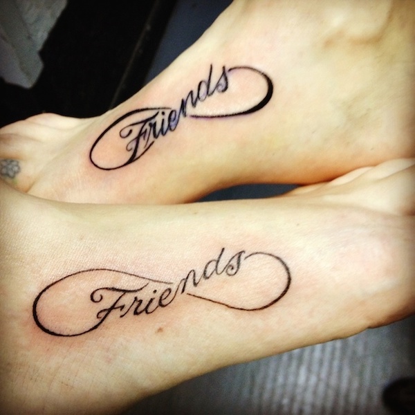  best friend tattoos infinity