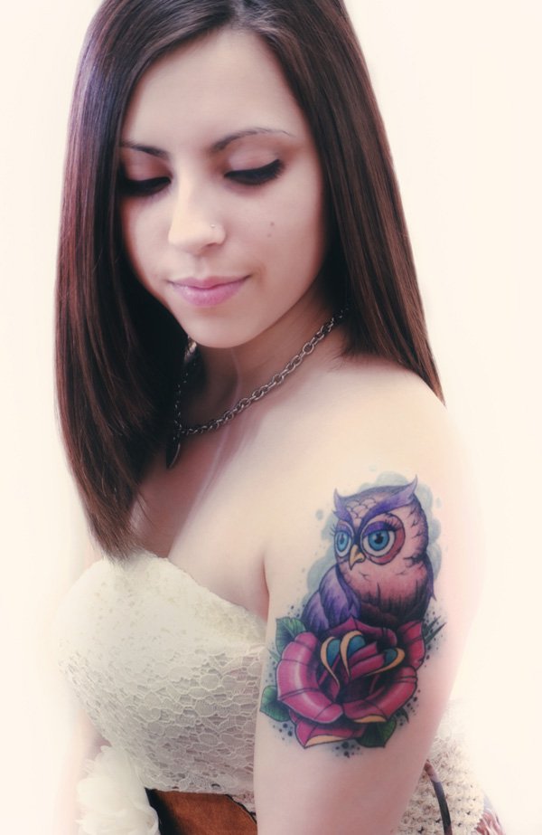  owl tattoo for women