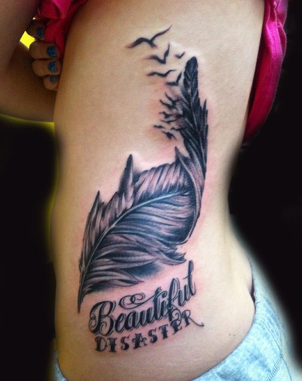  feather tattoo for women