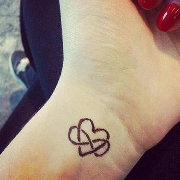wrist heart tattoos