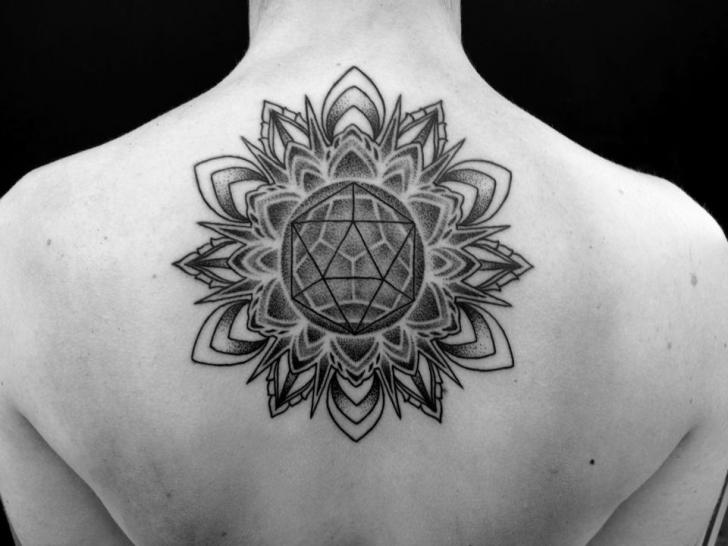 geometric mandala tattoo
