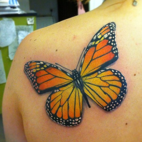 monarch butterfly tattoos