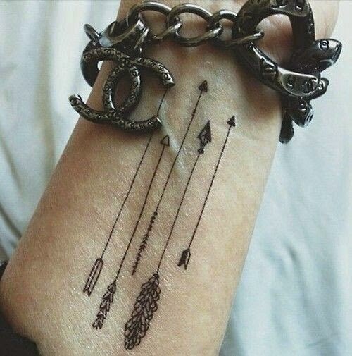  aztec arrow tattoo