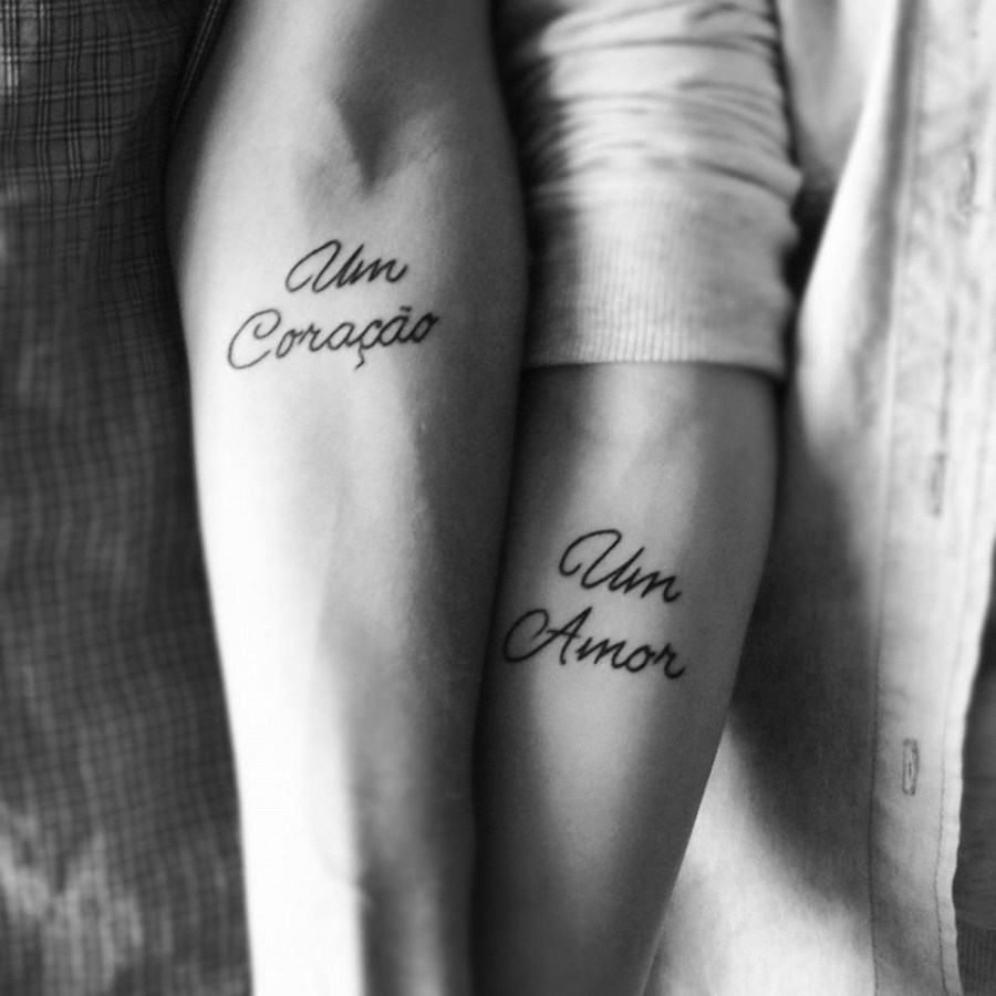 matching tattoos for sayings