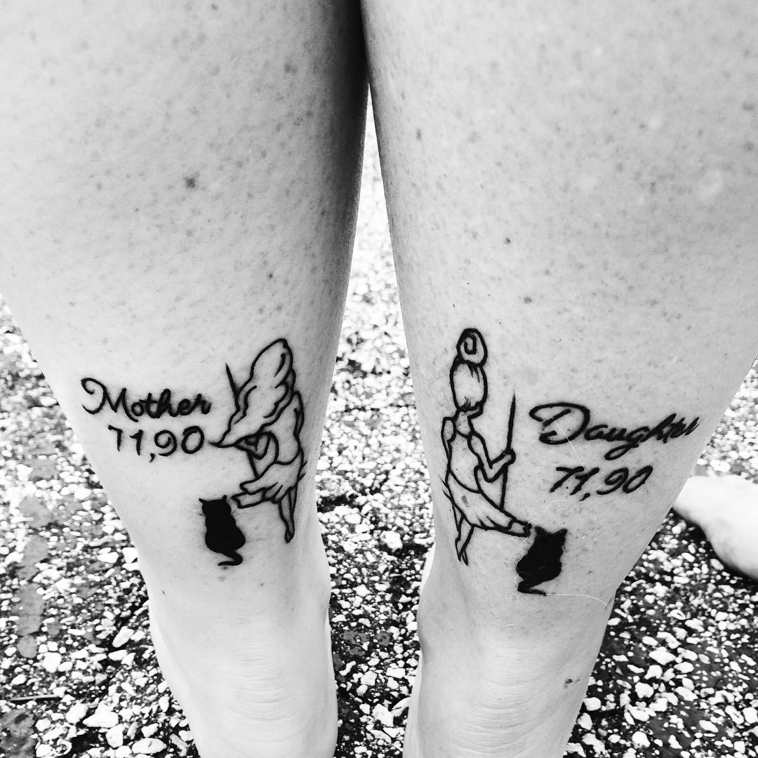 religious mother daughter tattoos
