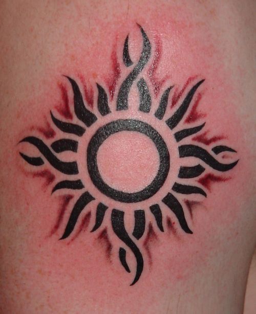  tribal tattoos sun