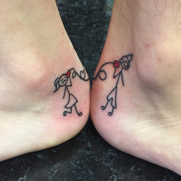 connecting sister tattoos