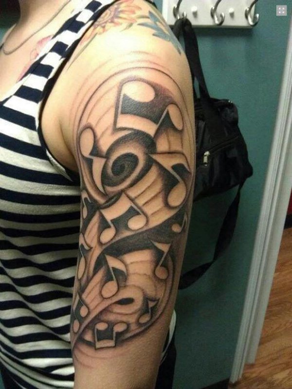  music tattoos arm