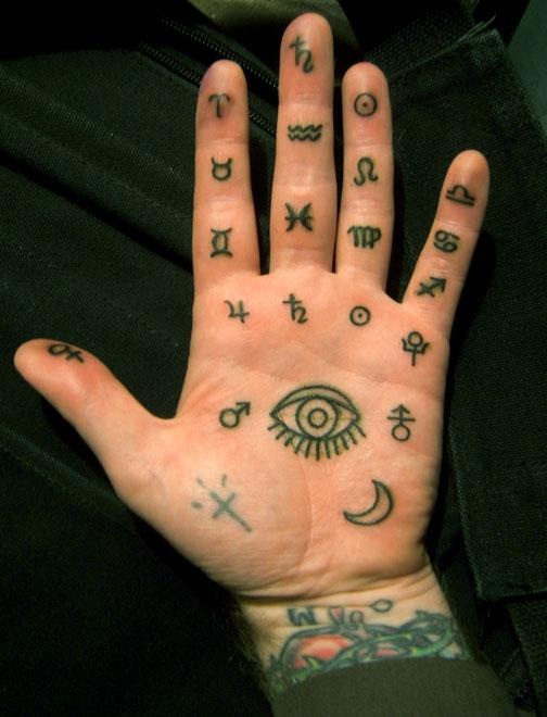  palm hand tattoos