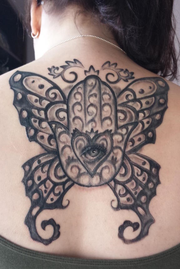 mandala butterfly tattoos