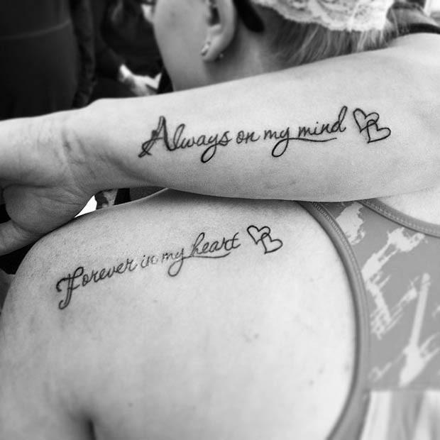  step mother daughter tattoos